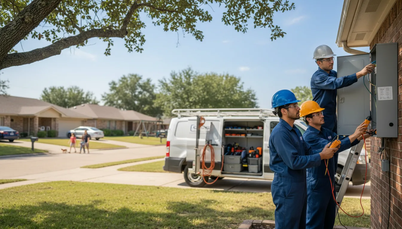 Certified electrician providing emergency electrical services in Lane, OK